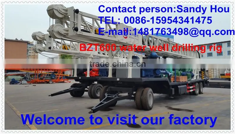 water well drilling rig price 600 meters