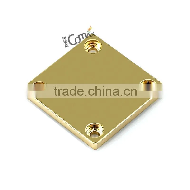 Factory supply custom metal logo plate for handbags