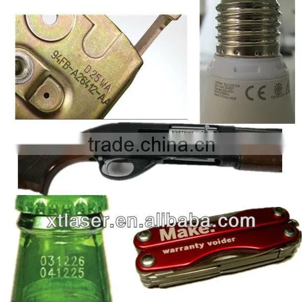 automatic inputting and outputing stainless steel rod / household utensils cabinet titanium laser marking machine