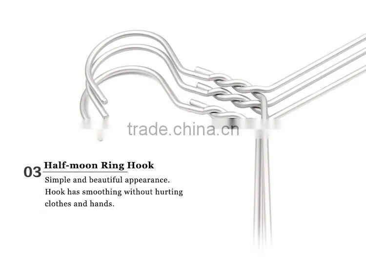 silver wire aluminium hanger