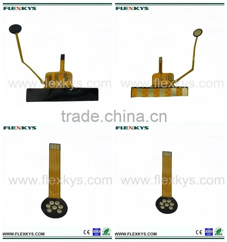 Black cover flex FPC flexible printed circuit cable with connector