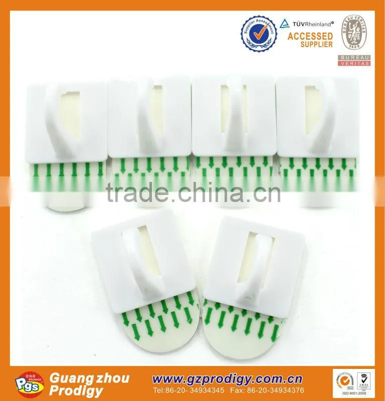 hot selling plastic self adhesive decorative coat hooks