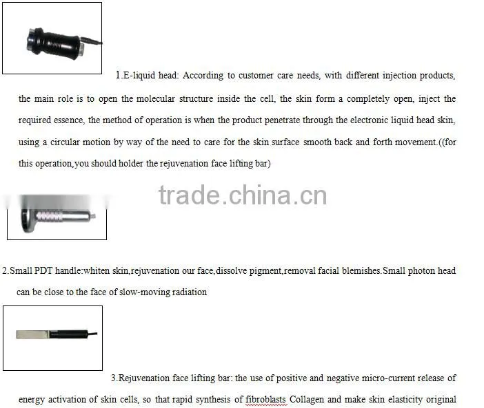 PDT LED Nano bio light led professional facial equipment