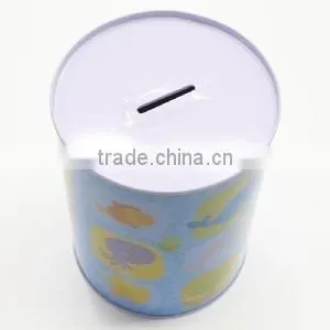 2016 hot selling metal money saving pot 8*13cm $1.0