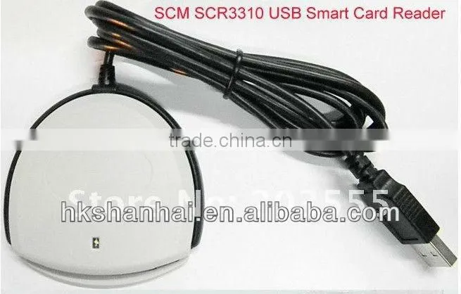 SCM SCR3310/3310V2.0 USB Smart Card Reader Full speed USB2.0 (12Mbps)