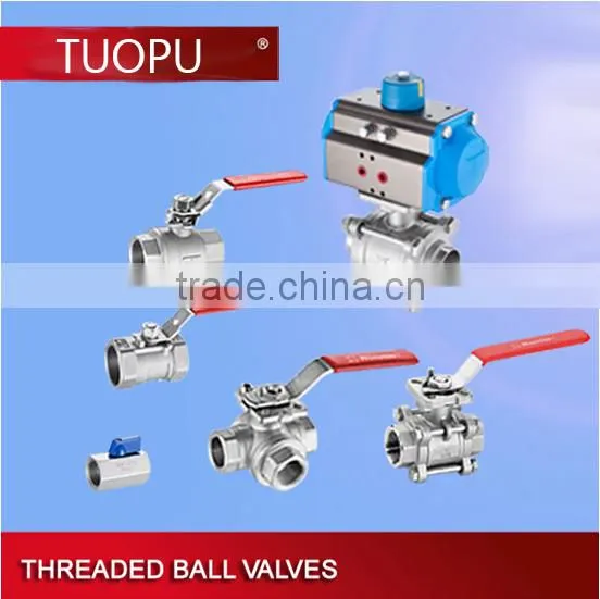 Customized stainless steel ball valve,cf8m ball valves from china supplier