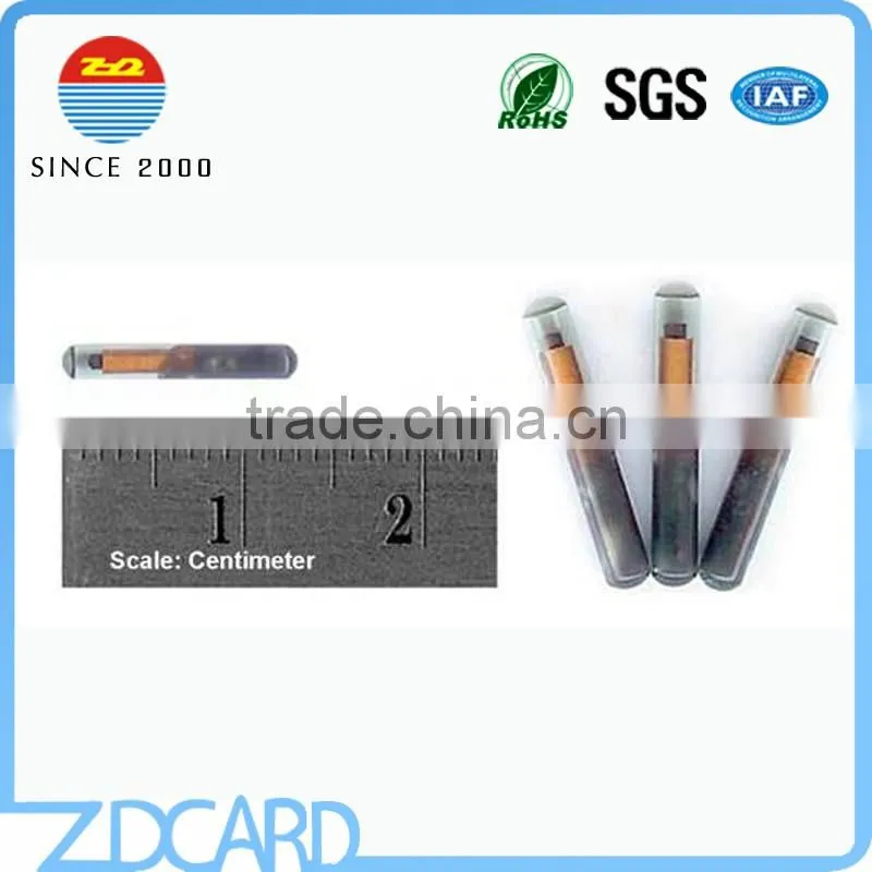 Microchips 125khz rfid Glass Tag for Snake Fish Dog