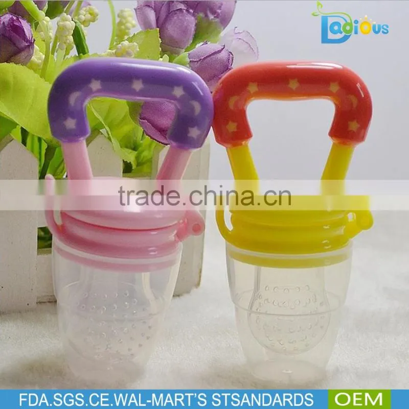 Wholesale 2016 Hot Sale Baby Products Silicone Baby Feeder Pacifier For Fruit Fresh Food Feeder