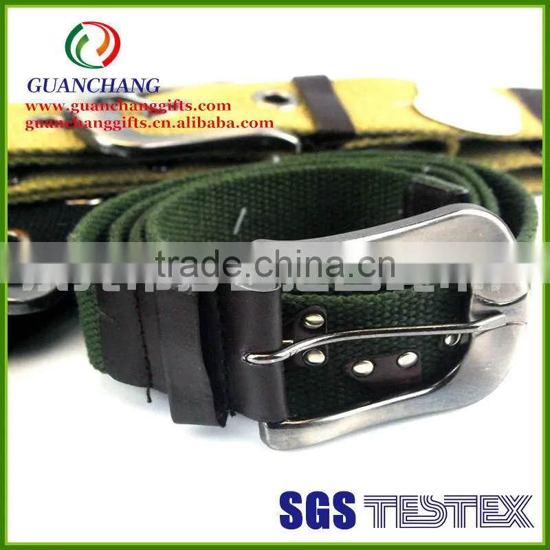 2013 China supply fashion Promotional gifts high quality woven belt customized silk screen printing waistband for men or women