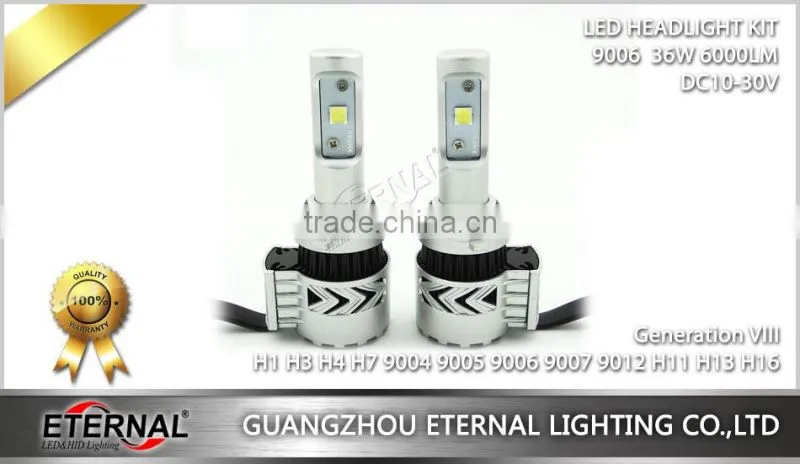 super brightness car led headlight bulb kit H4 H7 H3 smart bulb kit auto car automotive motorcycle lamp