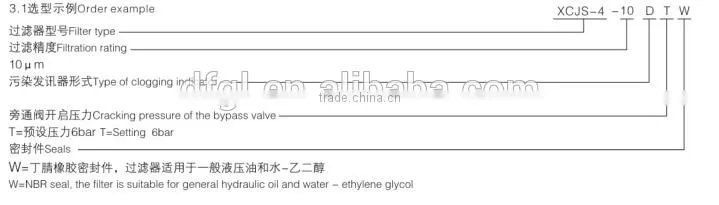 XCJS-4 Hydraulic Pressure Line Pilot Valve Filter For Oil Filter Machine