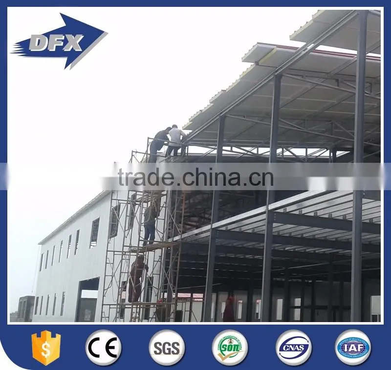 Mutil Story Prefabricated Steel Structure Hotel Building