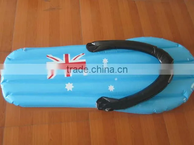 high quality inflatable flip flop lilo with custom logo,custom size,cusom color,OEM orders are welcome