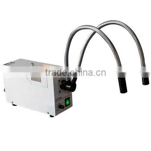 Newly Design Dual Metal Pipe Fiber Optic Halogen Illuminator/ with Interchangeable Lighting Color 110V/220V