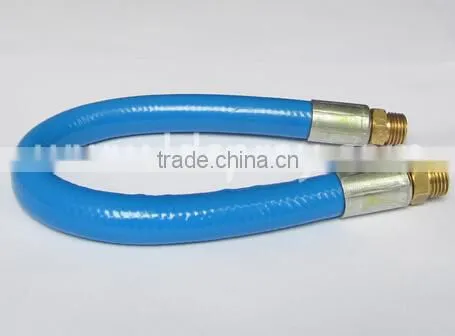 1/4" X 1/4" brass connectors of flexible plastic pvc coated gas hose
