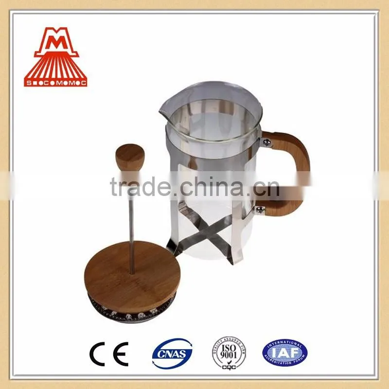 Best products W124-CP055 New Products Unique Glass Bamboo French Press