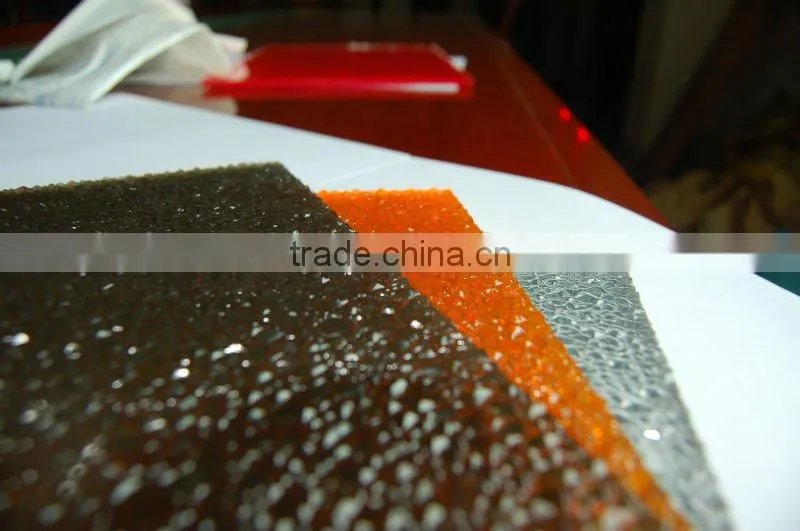 Environmental Plastic Pc Embossed Sheet