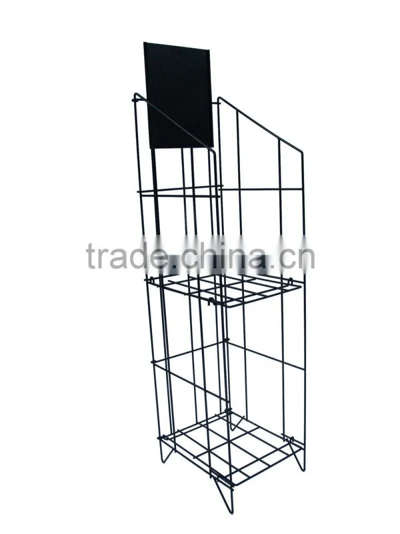 6 pack literature Holder Display Stand