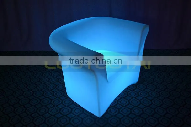 High-grade illuminated led bar furniture battery opertaed remote control led bar sofa LTT-SA07