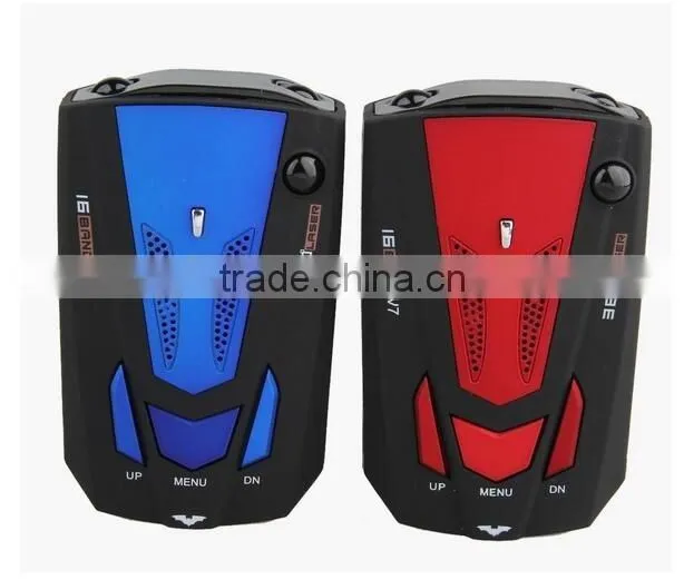 Wholesale Radar Detectors radar system V7 foreign car onboard radar gun support English ,Russian