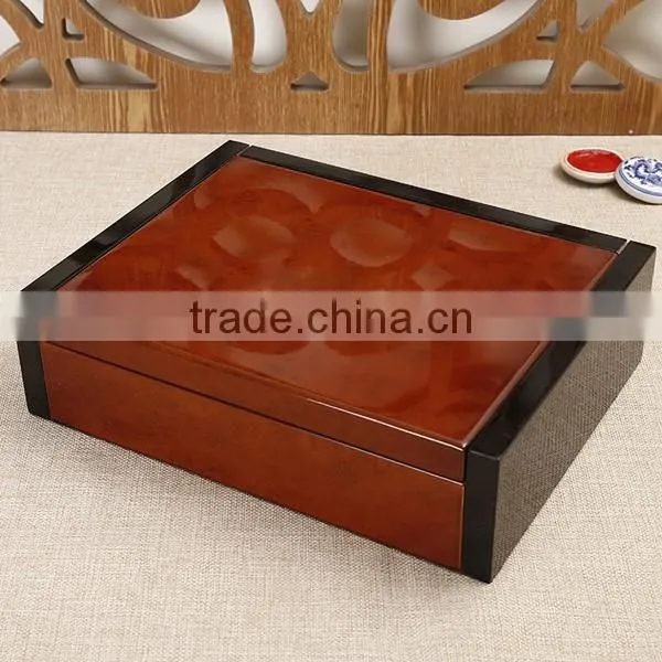 New Premium Natural Real Wood Custom Wooden Jewelry Boxes
