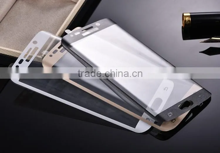 3D Curved 9h hardness Tempered Glass film Screen Protector for Samsung S6 Edge/Plus