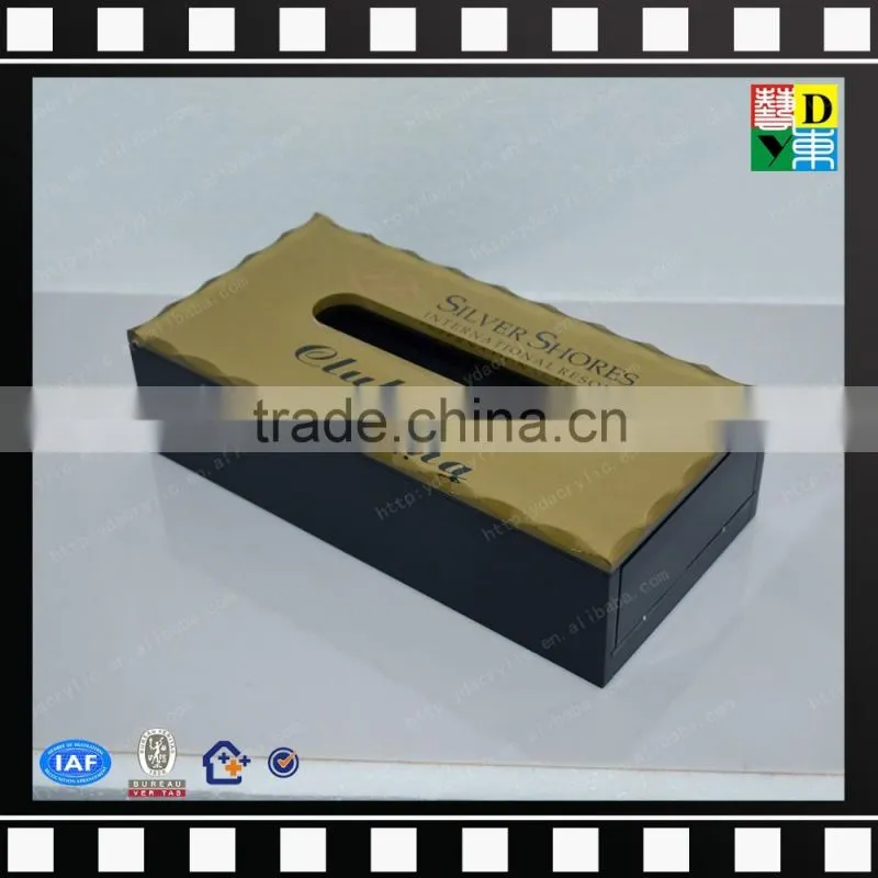 Hot sale fashionable acrylic tissue box/case, acrylic napkin holder from shenzhen yidong