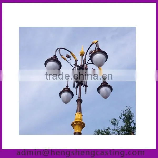 Middle East antique 7.8 meters bajaj street light poles