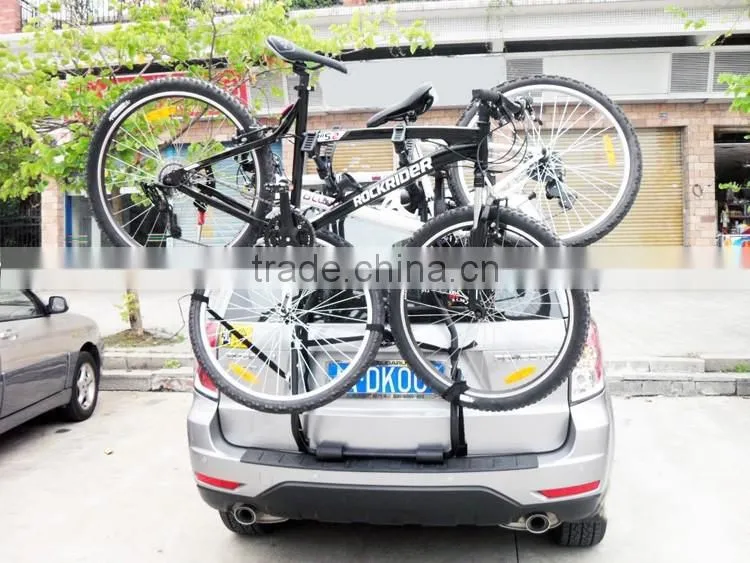 Black 3 Bike Rear Cycle Carrier
