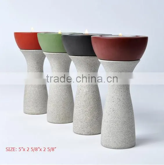 Table deco concrete photo frame cement card holder