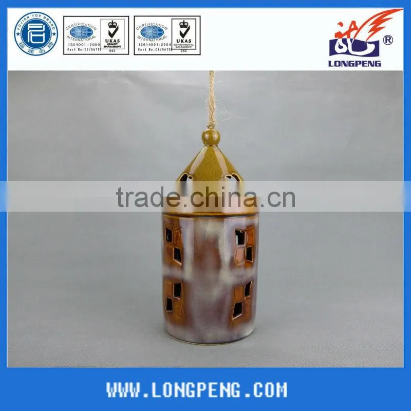 Ceramic LED Storm Lantern