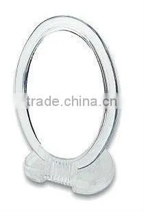 Rectangular transparent & double love Cosmetic Mirror with the disk
