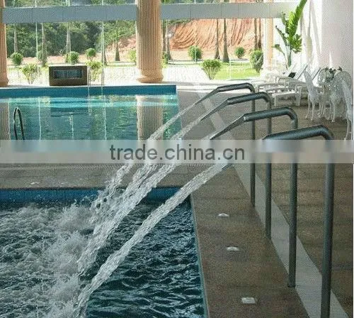 Duck Mouth Impact Shower, outdoor stainless steel shower, pool outdoor shower, stainless steel polished pool fountain