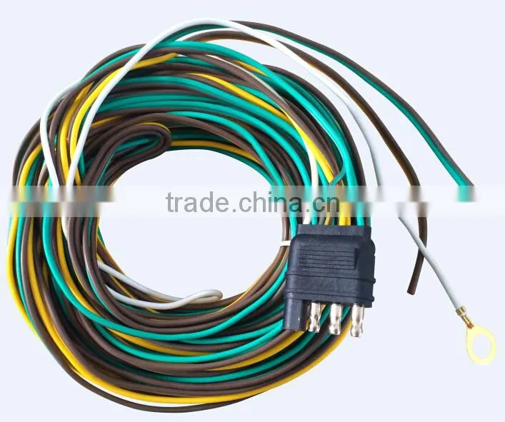 S10080 Trailer Wiring Harness with 4-Flat Connector
