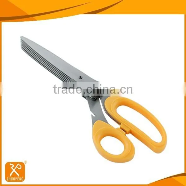 9.5" inches kitchen use stainless steel blade 7 layer herb scissors