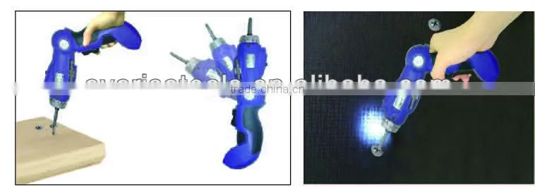 3.6V rechargeable screwdriver with GS CE UL Rohs