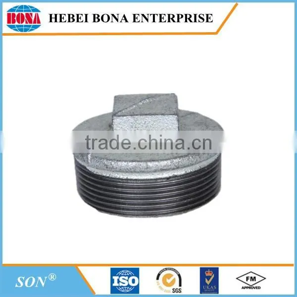 "SON" brand gi malleable iron pipe fittings elbow /tee/socket/cross/nipple