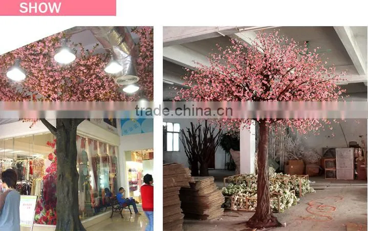 Artificial Indoor Cherry Blossom Tree Fake Wedding Wishing Blossom Tree Plastic Flower Trees And Plants Sale Peach Blossom