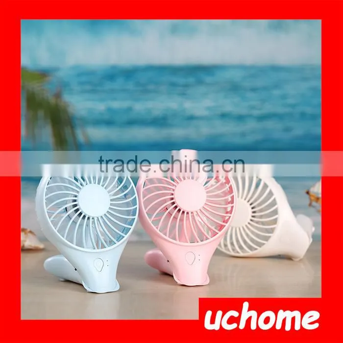 UCHOME Summer Popular Mini Usb Handheld Fold Fan, Electric Rechargeable Fan For Who Plastic Mini Hand Fan Led Handheld Mini Fans