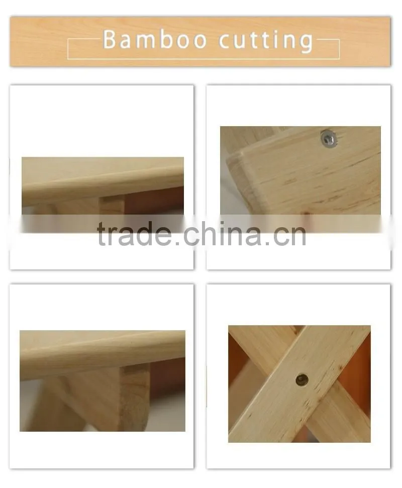 China manufacture furniture natural dining table wooden folding table Folding wooden Dinner