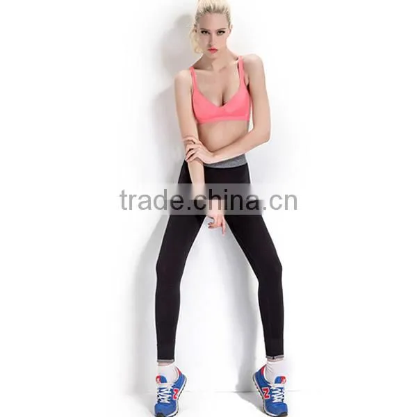 wholesale breathable freedom of movement yoga sports pants for lady
