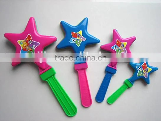 19cm Cheerful Plastic Star Clapper