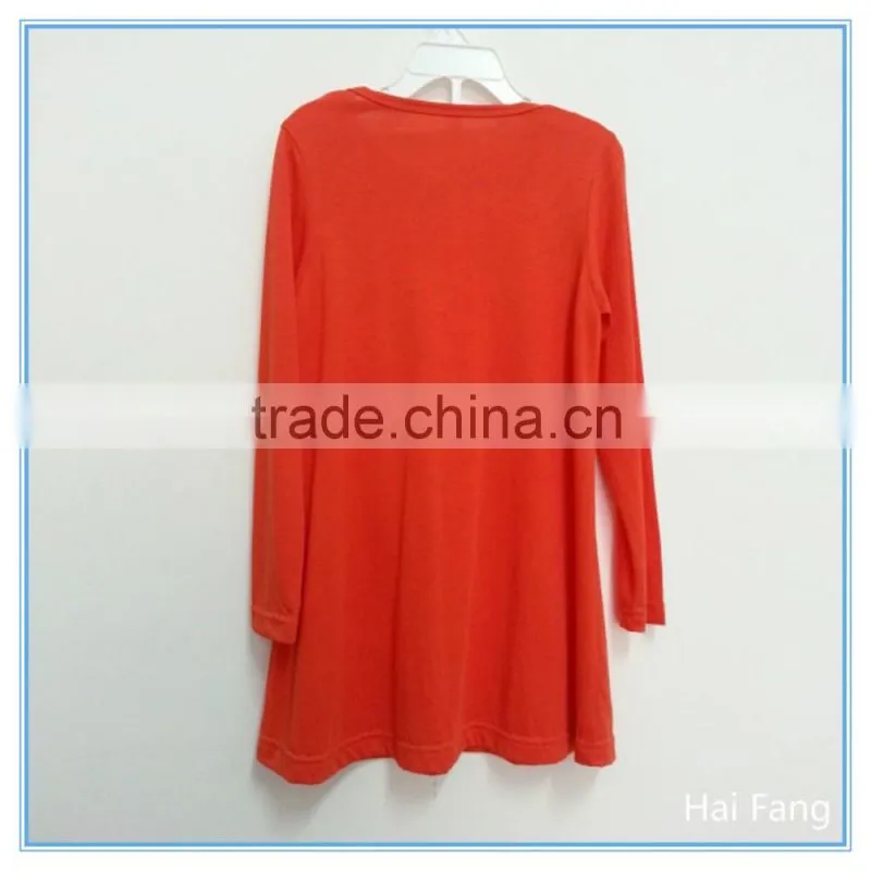 OEM Children Girls Long Sleeve T Shirts, Bowknot T Shirts, O neck T Shirts