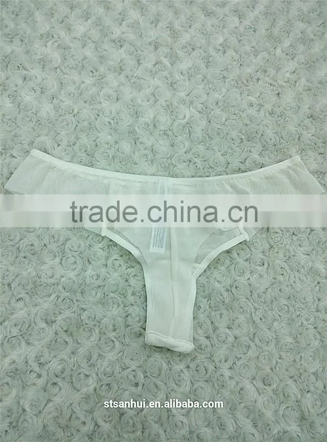 Women unique lace panty sexy transparent thongs underwear