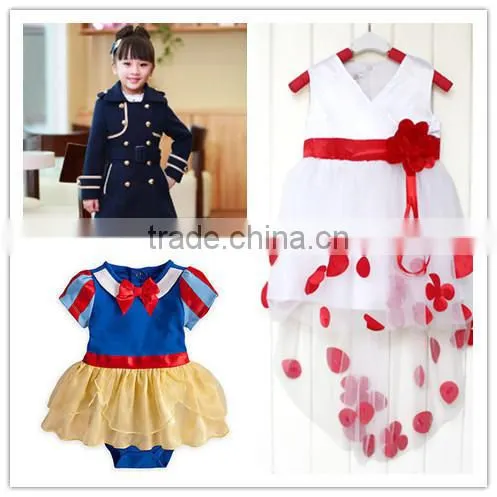 Elegant Girl Dress Girls 2015 Summer Fashion Pink Lace Party Flower Princess Wedding Dresses Baby Girl dress