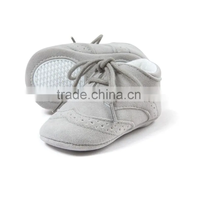 baby boys fashion shoes, PU baby shoes with strings, new design baby boy shoes