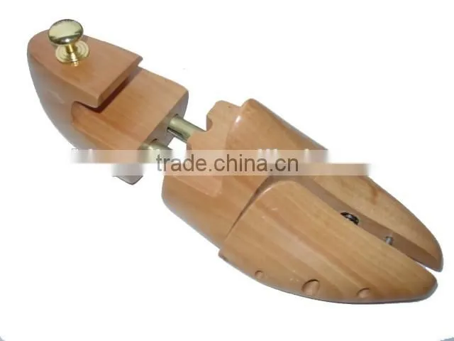 shoe care aromatic red cedar/birch wood/schima wood shoe tree for men