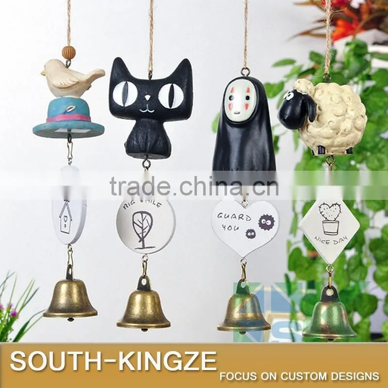 Sheep, Cat, Japanese Anime Character Resin Cute Cartoon Bell Wind Chime