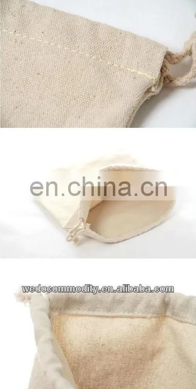 100% cotton drawstring bags