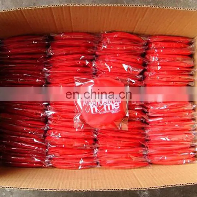 Promotional custom terylene/ nylon foldable frisbee